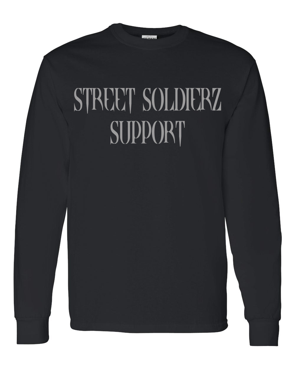 Street Soldierz Support Long Sleeve T-shirt (Brass Knuckles)