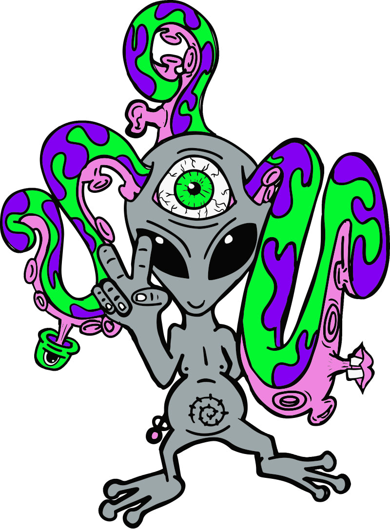 The Mothership is Calling Tie-Dye T-Shirt ***Limited Edition***hi