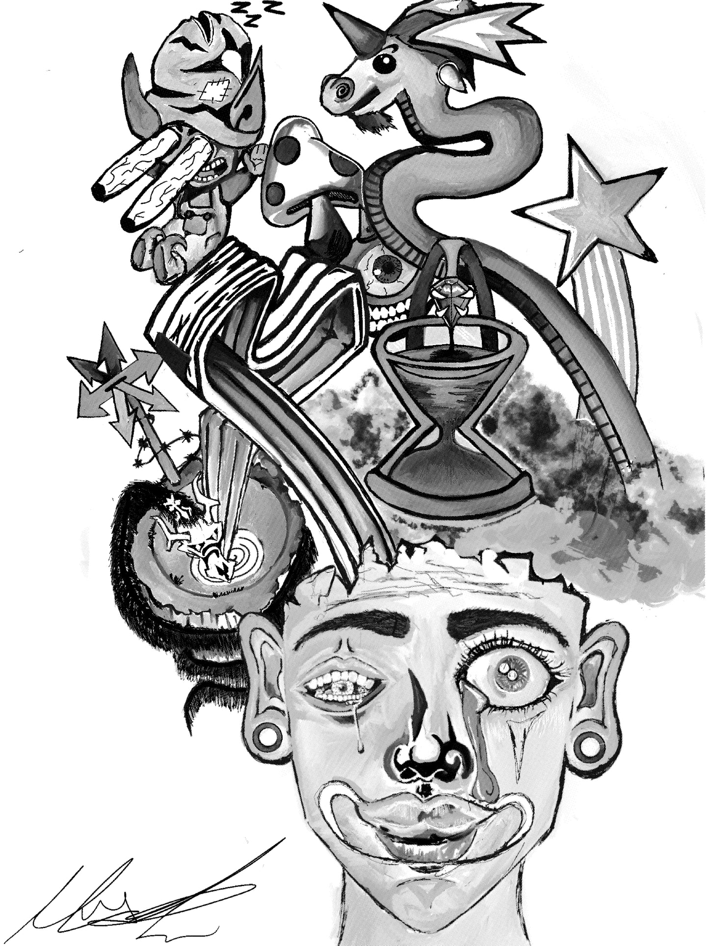 Mike's Brain Tie-Dye T-shirt ***Limited Edition***