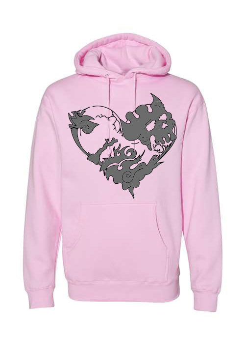 Cold discount hearted hoodie