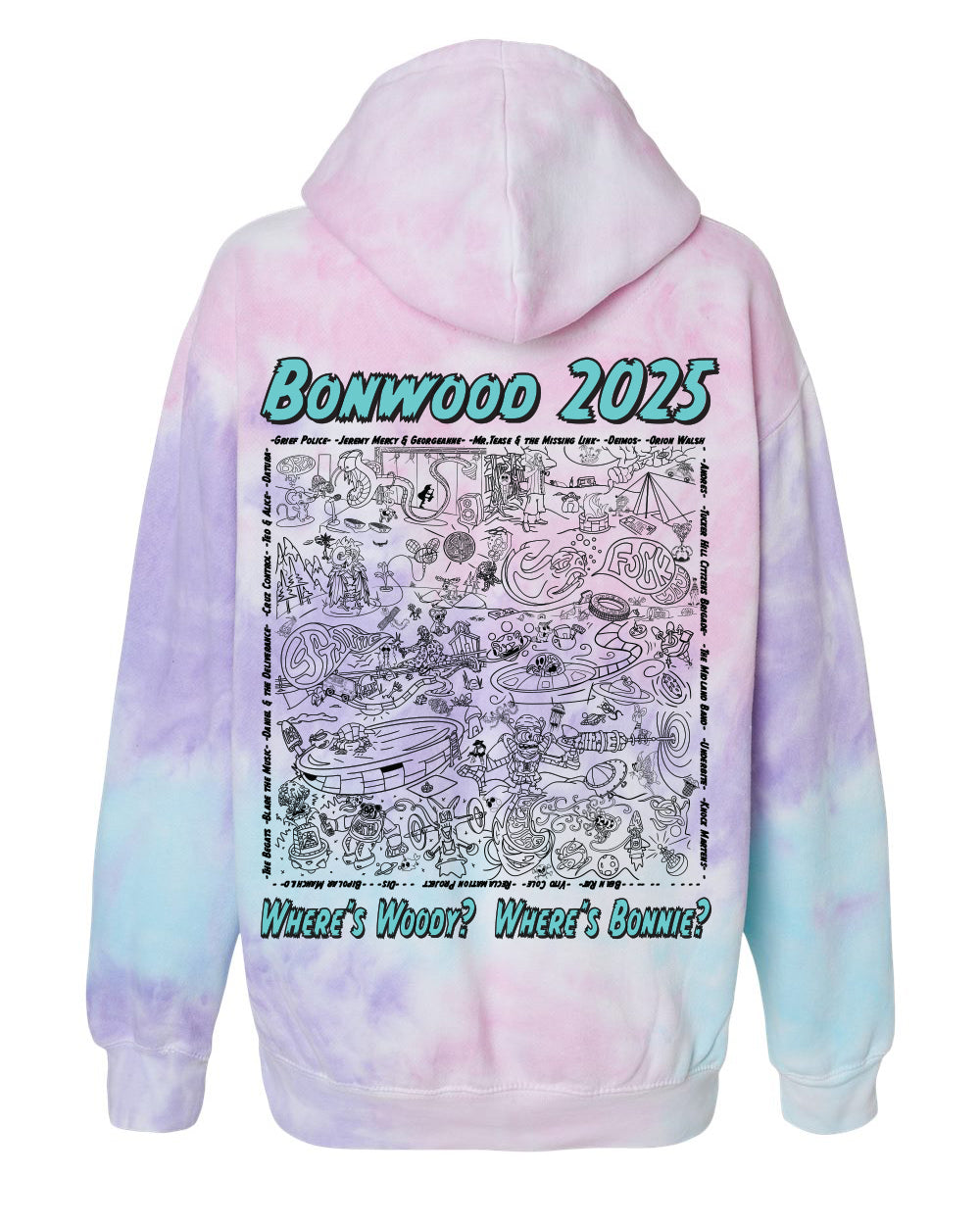 Bonwood 2025 Cotton Candy TieDye Hoodie (Preorders)