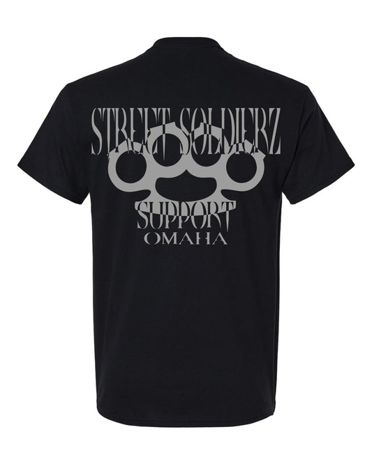 Street Soldierz Support T-shirt (Brass Knuckles )
