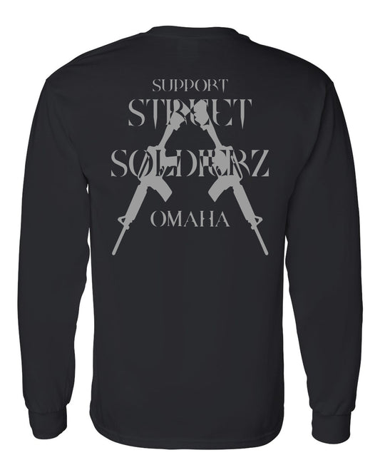 Street Soldierz Support Long Sleeve T-shirt (AR's)