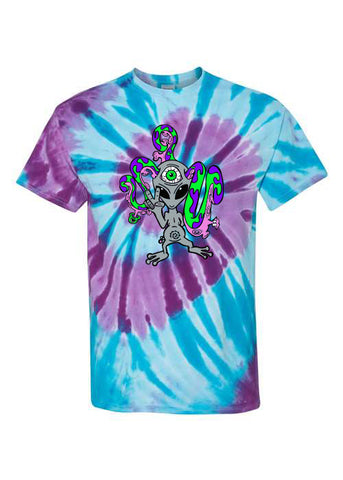 The Mothership is Calling Tie-Dye T-Shirt ***Limited Edition***hi